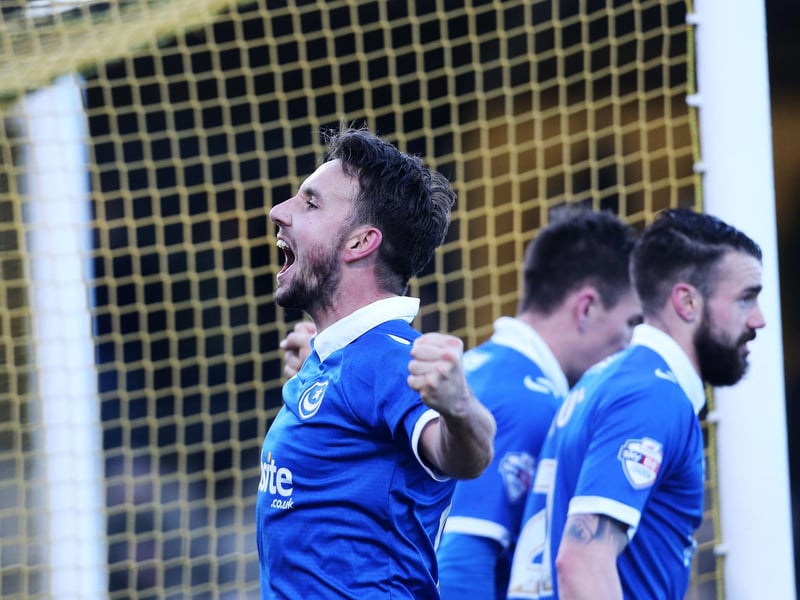 During a period when there was little to cheer regarding Pompey, particularly on their travels, this Matt Tubbs-inspired romp stood out. The striker bagged a magnificent hat-trick, with Jed Wallace, Paul Robinson and Ryan Taylor the others among the goals, while Wallace also claimed a staggering four assists. Although the Blues would win just one more away match in the remainder of a disappointing season. Picture: Joe Pepler