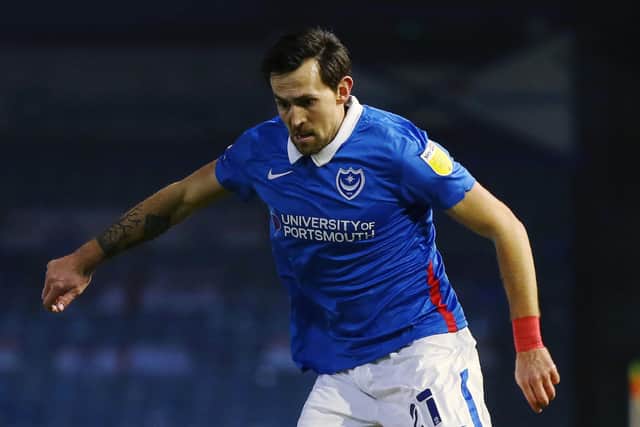 Charlie Daniels in action on his Pompey debut. Picture: Joe Pepler