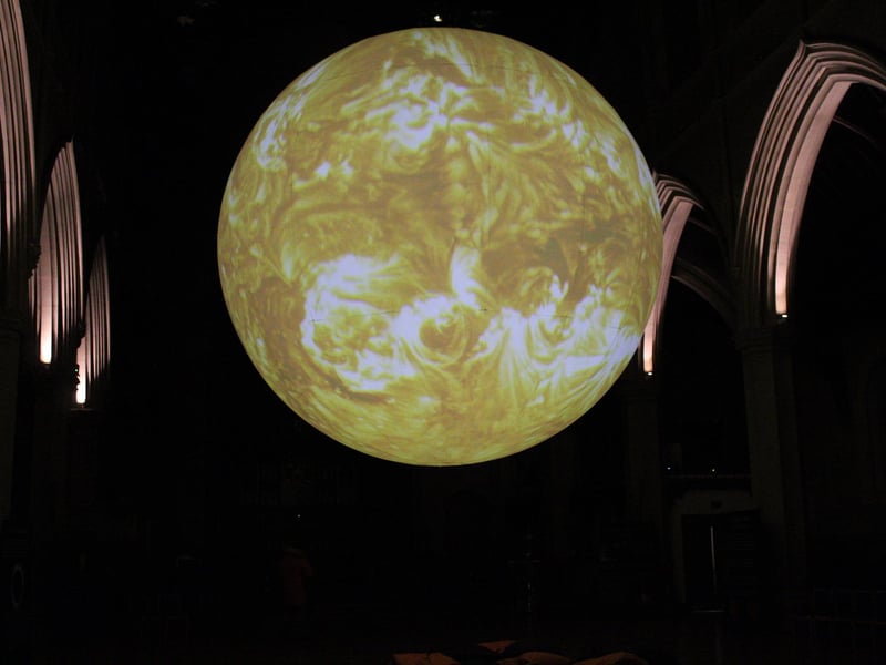 St Mary's Church Sun Installation.