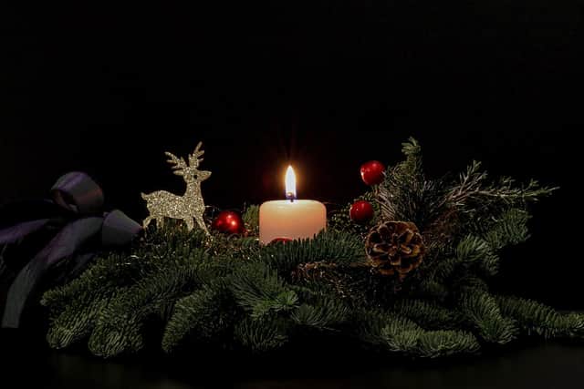 Advent wreaths and candles are also used to count down to Christmas Day.