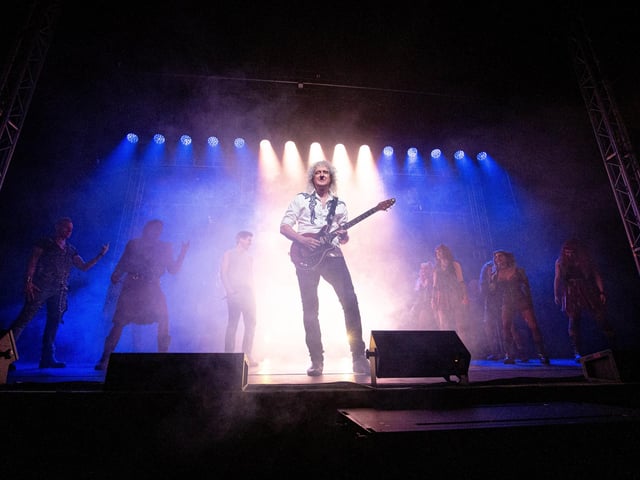 Audience members at the Kings Theatre in Southsea erupt with applause as Queen legend Brian May performs surprise solo at We Will Rock You

Picture: Habibur Rahman