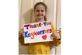 Megan Nicholls, nine from Fareham, is featuring on a charity single for the NHS and NSPCC