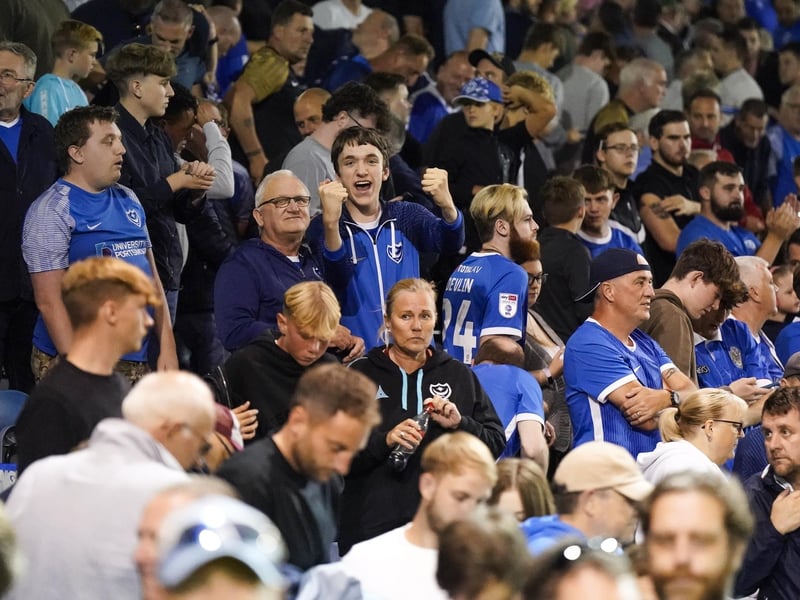 Colby Bishop's winner in the 1-0 win went down well with the Fratton faithful