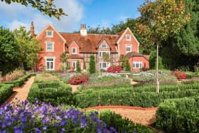 This property comes with five bedrooms, five reception rooms and four bathrooms as well as gorgeous gardens.