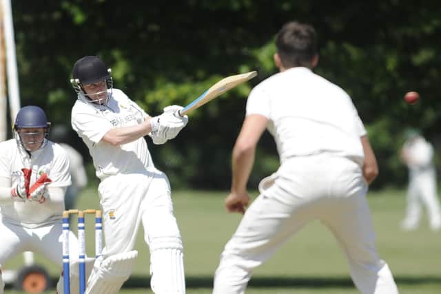 Gosport captain Lee Harrop  hit 62 against Tichborne Park. Picture: Ian Hargreaves