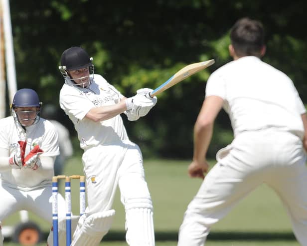 Gosport captain Lee Harrop  hit 62 against Tichborne Park. Picture: Ian Hargreaves