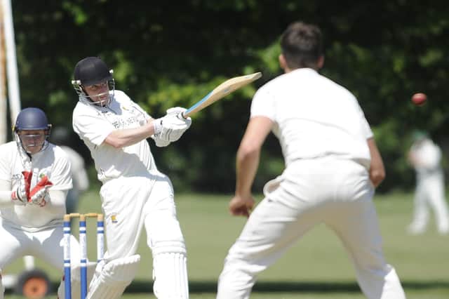 Gosport captain Lee Harrop hit 62 against Tichborne Park. Picture: Ian Hargreaves