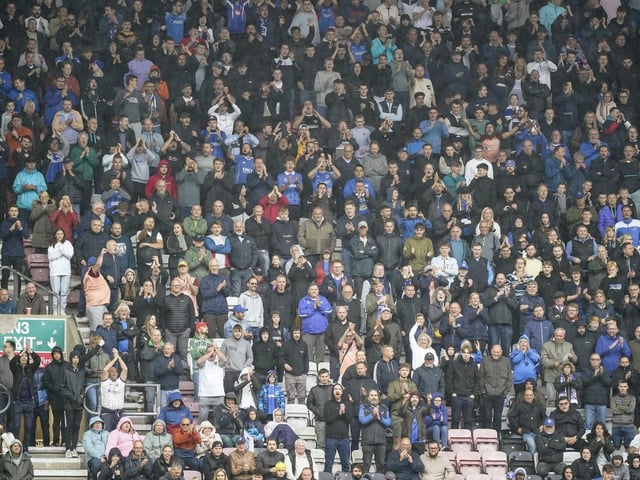 Pompey boasted the fourth best average way attendance in L1 before today's game