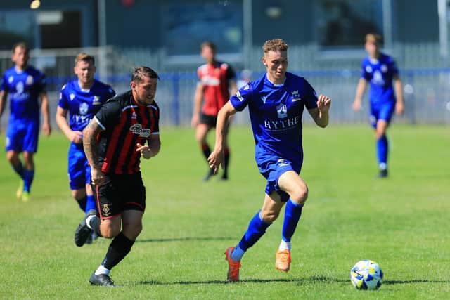Kelvin Robinson, right, and his former Fleetlands colleague Luke Heard.
Picture: Chris Moorhouse