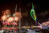 Fireworks near Spinnaker Tower during the display at Gunwharf Quays in 2018. Picture: Habibur Rahman
