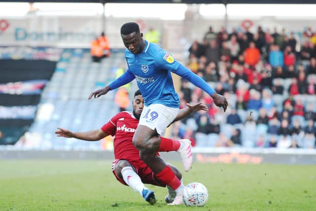 Viv Solomon-Otabor, who spent 10 games on loan at Pompey, has recently returned from CSKA Sofia. Picture: Joe Pepler