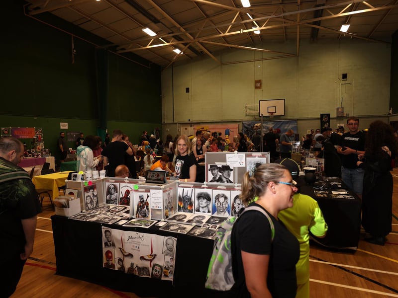 Stalls at the event