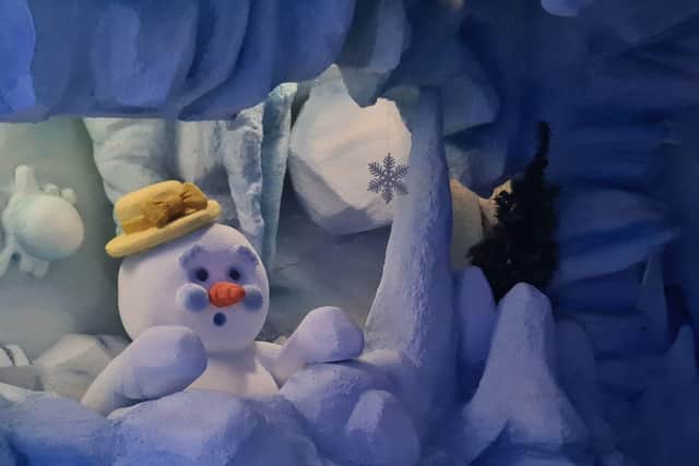 A snowman at The Magical Christmas Adventure