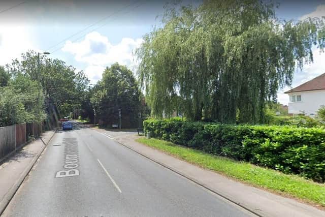 The woman was attacked in Bournemouth Road, Eastleigh. Picture: Google Street View.