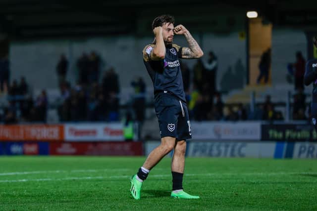 Owen Dale was the man-of-the-match choice of Gaffer For A Day Jordan Hiscock against Burton. Picture: Simon Davies/ProSportsImages