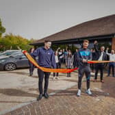 Matrix IT have recently moved to much bigger office and have Pompey player, Tom Naylor to mark the opening

Pictured: Footballer Tom Naylor with the staff in front of the new office in Portchester on 29 April 2021

Picture: Habibur Rahman