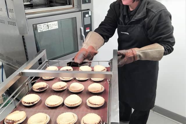 400 mince pies were baked at The Co-operative Food store in Ryde and donated to Mountbatten Hospice’s Lite Up A Life service.