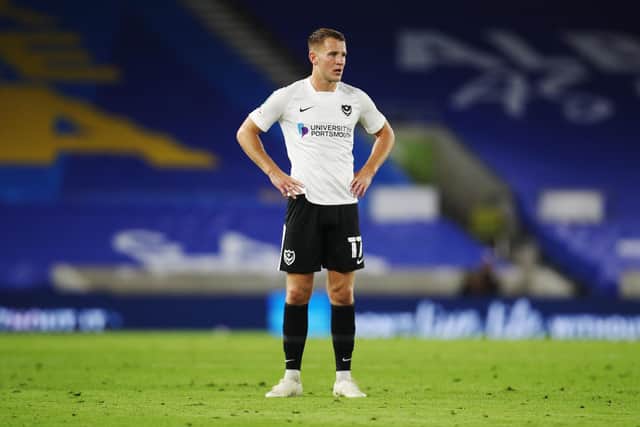 Bryn Morris made 28 appearances and scored once during his time at Pompey. Now he has joined Burton. Picture: Joe Pepler