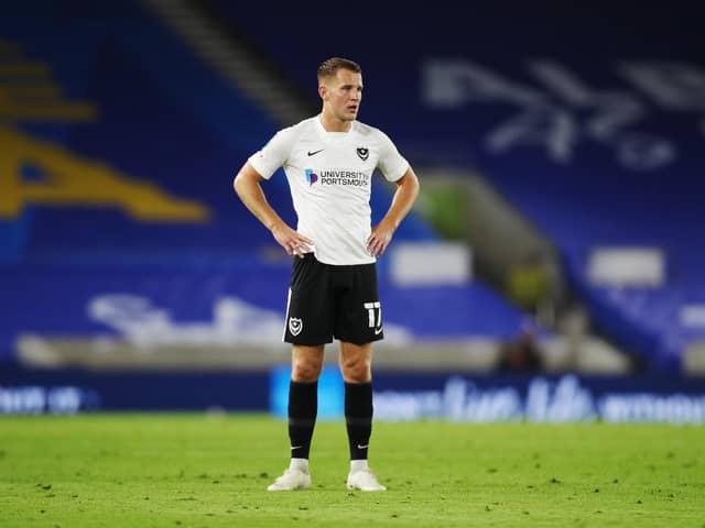 Bryn Morris made 28 appearances and scored once during his time at Pompey. Now he has joined Burton. Picture: Joe Pepler