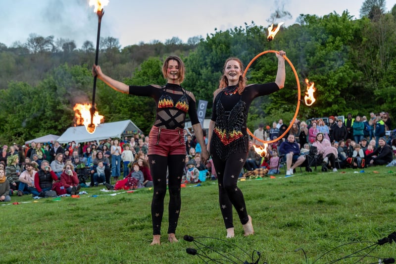 Beltain at Butser Ancient Farm - Celtic Fire Festival wows crowds with ...