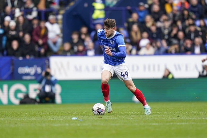 Pompey's Callum Lang on the attack at Bolton. Picture: Jason Brown/ProSportsImages