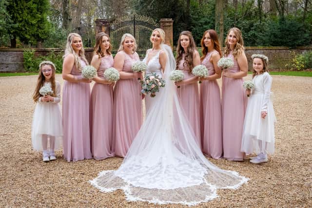 James and Katy's wedding at Shirrell Heath near Wickham. Credit: Carla Mortimer Wedding Photography