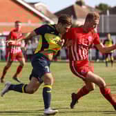 Joe Briggs (left) is among the many former Moneyfields players now at AFC Portchester. Picture: Chris Moorhouse
