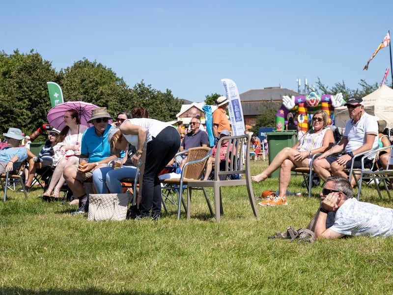 Pictured - Crowds were enjoying the live entertainment and fairground ridesPhotos by Alex Shute