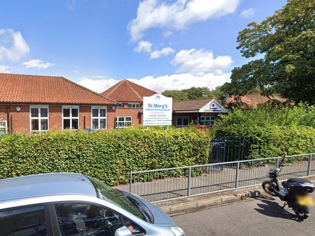 St Mary's Catholic Primary School had 31 per cent of pupils meeting expected standards for reading, writing and maths. The average score in reading was 101 and in maths it was 100.