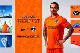Pompey's third kit for the 2020-21 season. Picture: Portsmouth FC