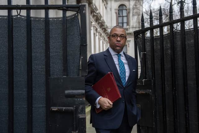 Foreign secretary James Cleverly Picture: Carl Court/Getty Images.