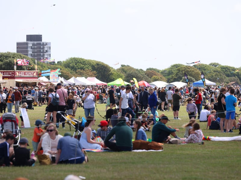 The kite festival is one of the most popular events of the year.