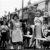 The street party celebrating the Queen's coronation in 1953 at Ripley Grove, Baffins, Portsmouth.
