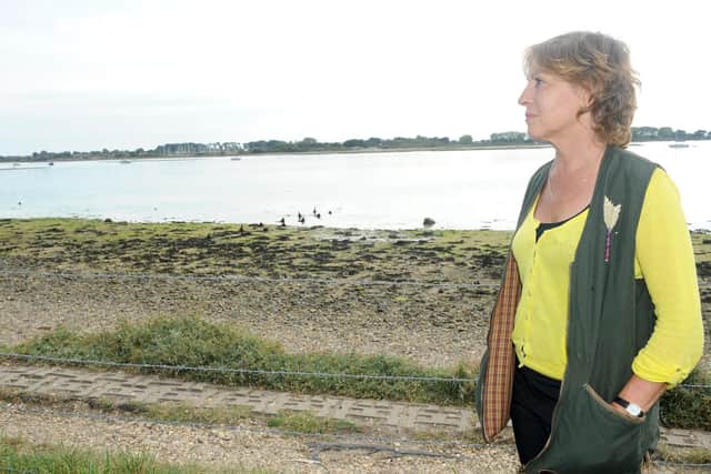 Environment Minister Rebecca Pow MP visited Warblington Farm in Havant which is set to become a nature reserve to reduce nitrogen pollution.Picture: Sarah Standing (100920-3779)