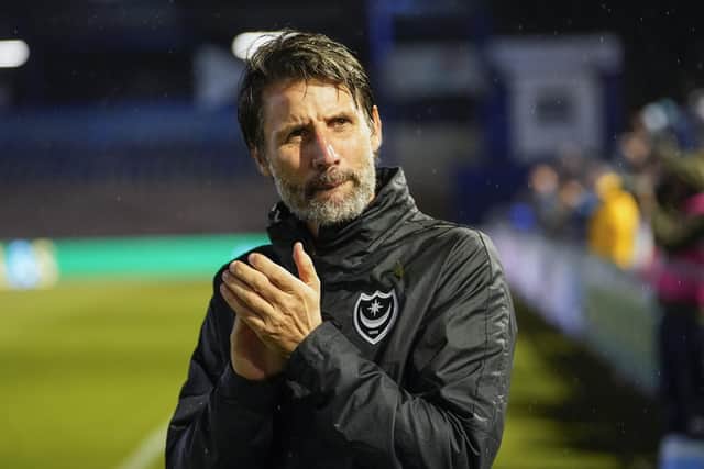 Danny Cowley has explained why he selected such a strong squad against AFC Wimbledon in the Papa John's Trophy - despite Pompey's injury concerns. Picture: Jason Brown/ProSportsImages
