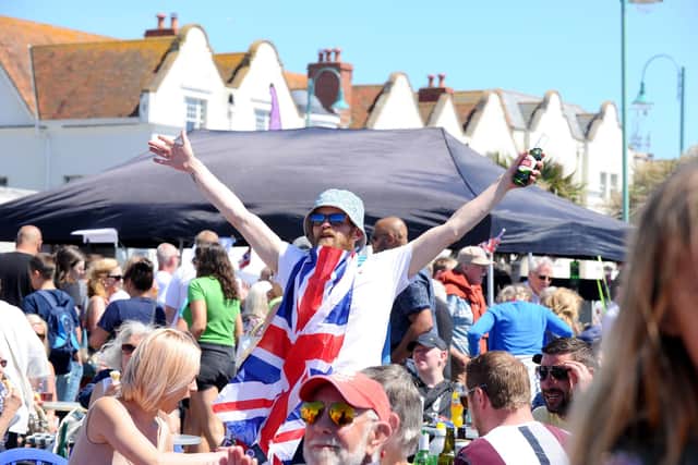 The Lee Beacon 2022 event celebrating The Queen's Platinum Jubilee took place on Thursday, June 2, 2022, at Marine Parade in Lee-on-the-Solent.
Picture: Sarah Standing (020622-6198)