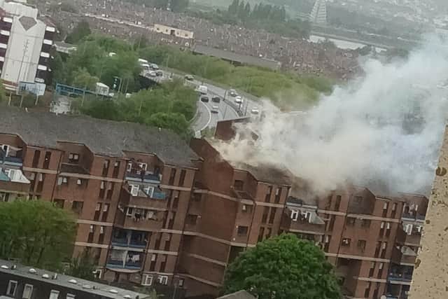 Fire in Grafton Street, Portsmouth.