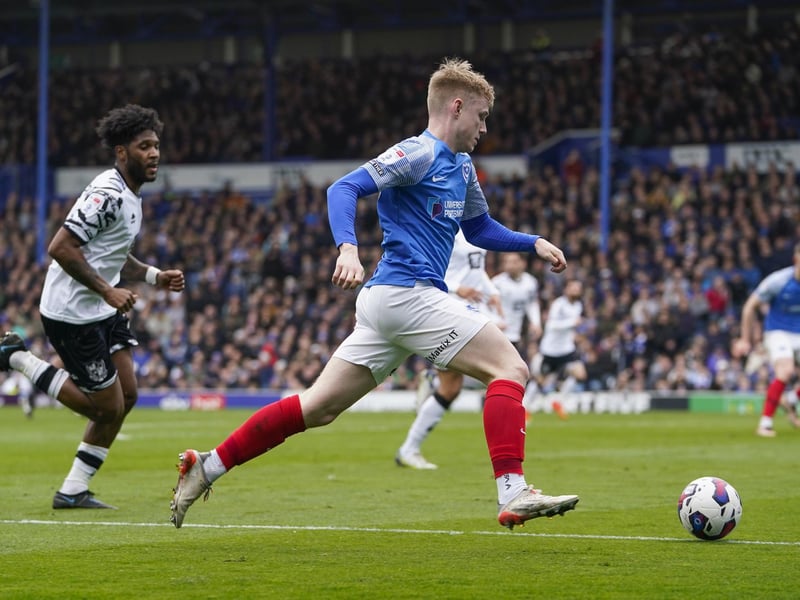 Paddy Lane on the attack against Port Vale, although he would go off injured on 35 minutes. Picture: Jason Brown/ProSportsImages