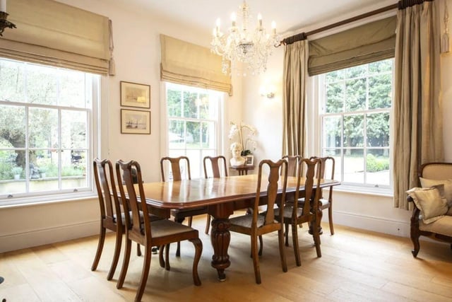The listing says: "Smannell House is a truly exceptional property. Although constructed only eight years ago, it is traditional in its design and boasts wonderfully light, well-proportioned rooms with high ceilings and an overriding feeling of space throughout."
