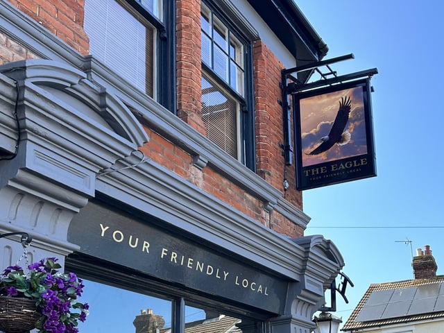 The Eagle at 67 Elmhurst Road, Gosport; rated five on May 30