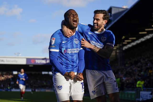 Christian Saydee scored seven goals for Pompey. Picture: Jason Brown/ProSportsImages