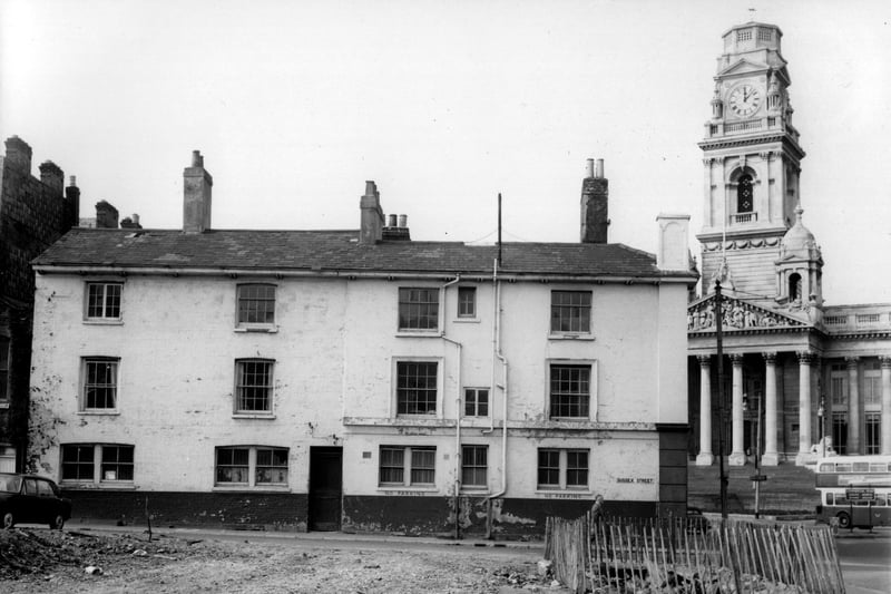 The rear of the Sussex Hotel, Guildhall Square.