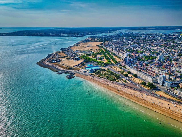 Portsmouth from the sky. Picture: David Cherriman