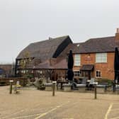 Cams Mill Restaurant, at Cams Milll, Fareham, is a beautiful large oak-framed barn with amazing views of the estuary. The large patio garden seats up to 60 guests and has views of the Saltern Lake off Portsmouth Harbour.