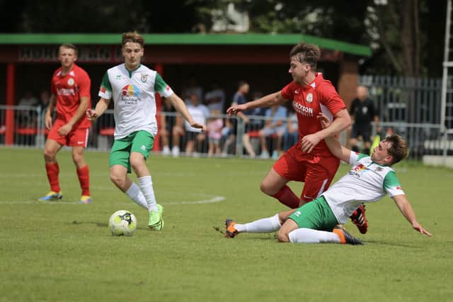 Horndean v Bognor. Picture by Martin Denyer