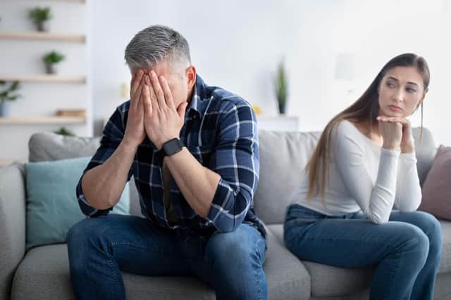 A generic stock photo of a married couple. PA