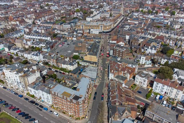 An aerial shot of Southsea taken by Solent Sky Services and Oliver Collins in April 2021