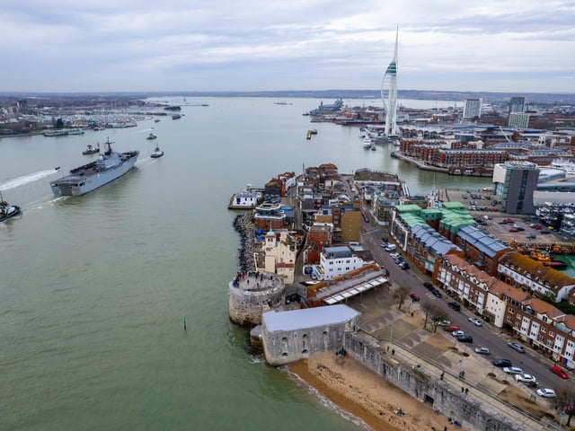 ITS San Giorgio Entering Portsmouth Harbour
Photos by Alex Shute
