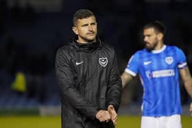 John Mousinho won't criticise Abu Kamara and Joe Morrell after their missed penalties cost Pompey dear in the Carabao Cup. Picture: Jason Brown/ProSportsImages