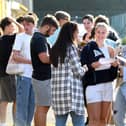 A-Level results in Hampshire continue to run above the national average. Pictured are students collecting their A-Level results at Bay House School & Sixth Form in Gosport in August. Picture: Paul Jacobs/pictureexclusive.com